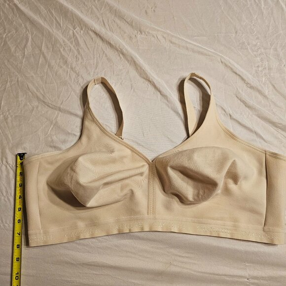DONATING SOON Cacique No Wire Full Coverage Bra, Tan, Size 50DDD - Picture 1 of 10